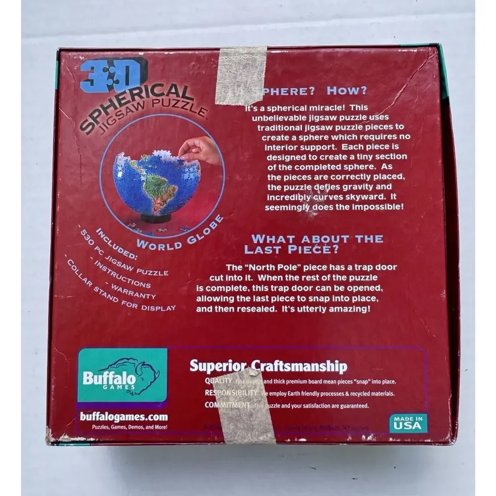 Buffalo Games world globe